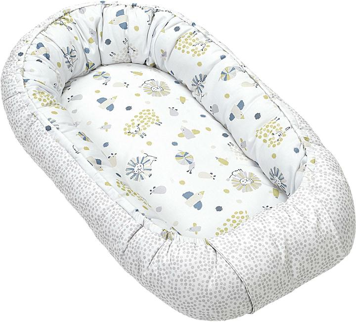 Actual product image Odenwälder Baby nest Wildlife Grey, material: cotton, age from