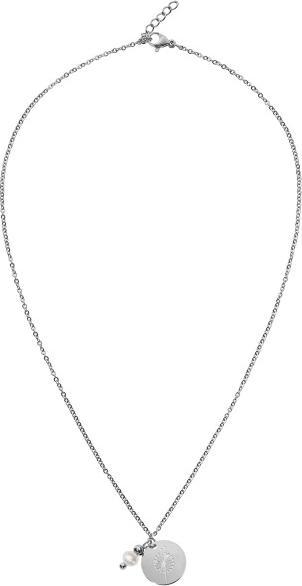 Immagine prodotto HCA Collana - "Esprimi un desiderio" - placcata in argento - perla (Acciaio inossidabile, Perle)