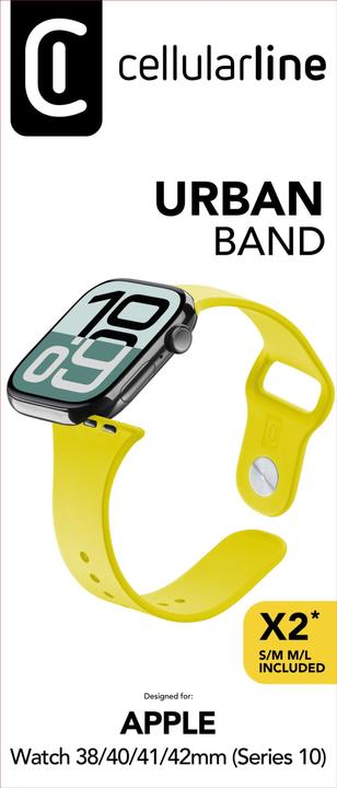 Produktbild Cellularline URBANAPPWATCH3840Y (Silikon)