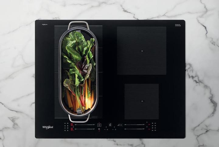 Immagine prodotto Whirlpool indukcinė kaitlentė WF S7560 NE 60 cm, 1 FlexiSlide, Booster, Juodas
