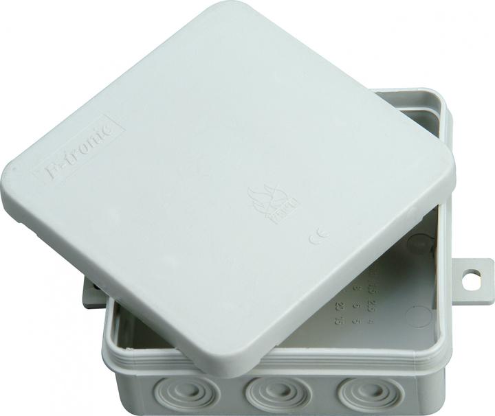 Actual product image Kopp Junction box surface-mounted damp-proof, without terminal strip, colour: grey
