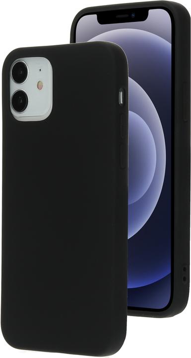 Actual product image Mobiparts Silicone Cover Apple iPhone 12/12 Pro Black (Apple iPhone 12 Pro, Apple iPhone 12)