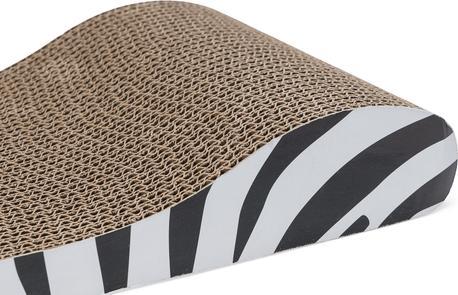 Produktbild Karlie Karton Kratzbrett Zebra (6 cm, Braun)
