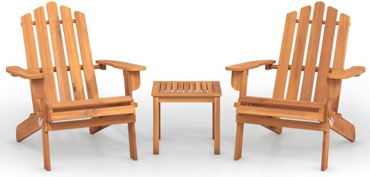 Immagine prodotto VidaXL Set di salotti da giardino a 3 pezzi Adirondack in legno massiccio di acacia