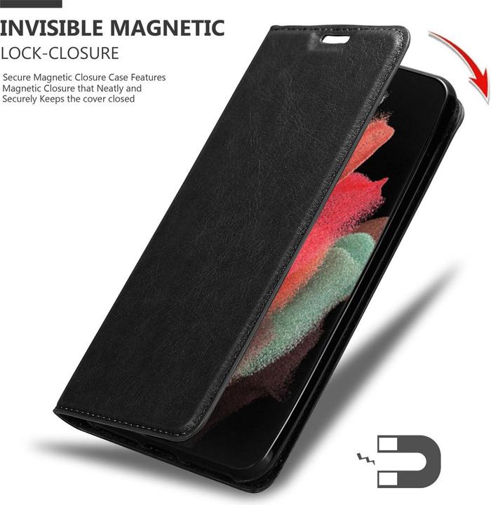 Image du produit Cadorabo Book Couverture magnétique invisible (Samsung Galaxy S21 Ultra)