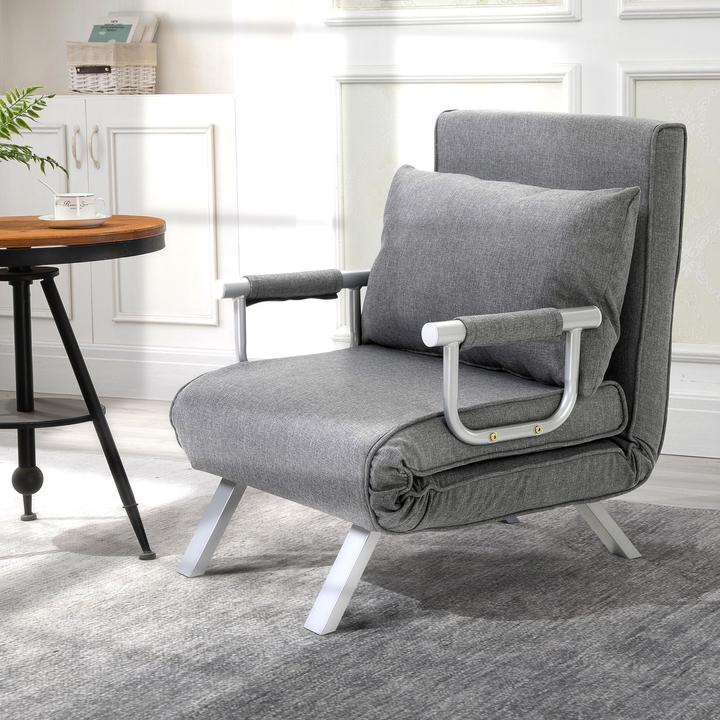 Immagine prodotto Homcom Divano letto 3 in 1 divano, poltrona o lettino (3 posti)