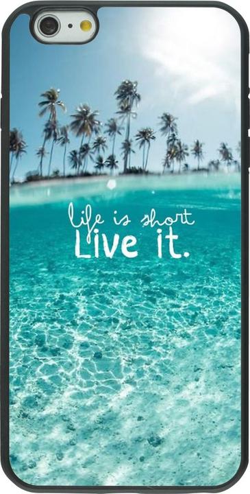 Actual product image PhoneLook Coque Silicone rigide noir Summer 18 24 (Apple iPhone 6 Plus, Apple iPhone 6s Plus)