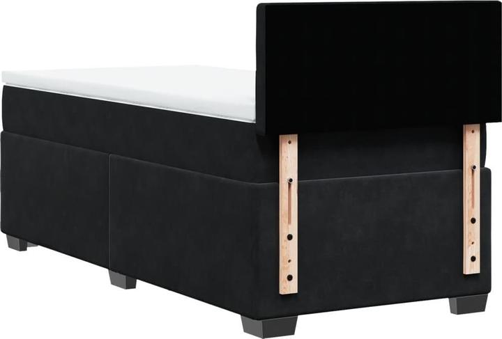 Immagine prodotto VidaXL Bo x letto a molle con materasso 90 x 190 cm in velluto (90 x 190 cm, 90 x 190 cm)