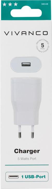 Actual product image Vivanco 38348 power supply unit White