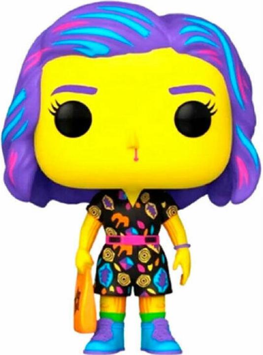 Actual product image Funko POP Stranger Things Eleven in Mall Outfit Black Light Exclusive