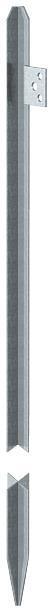 Actual product image OBO Bettermann 213 1500 DIN cross earth electrode w.connection lug 1500mm St FT 5003016
