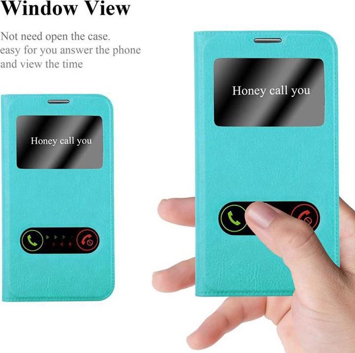 Produktbild Cadorabo Book mit View Doppelfenster Cover (Samsung Galaxy Note 3 Neo)
