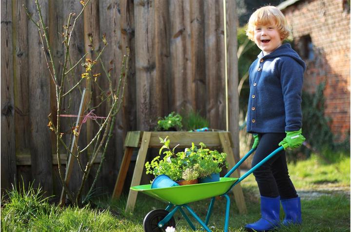 Image du produit small foot Grand ensemble de jardin avec brouette