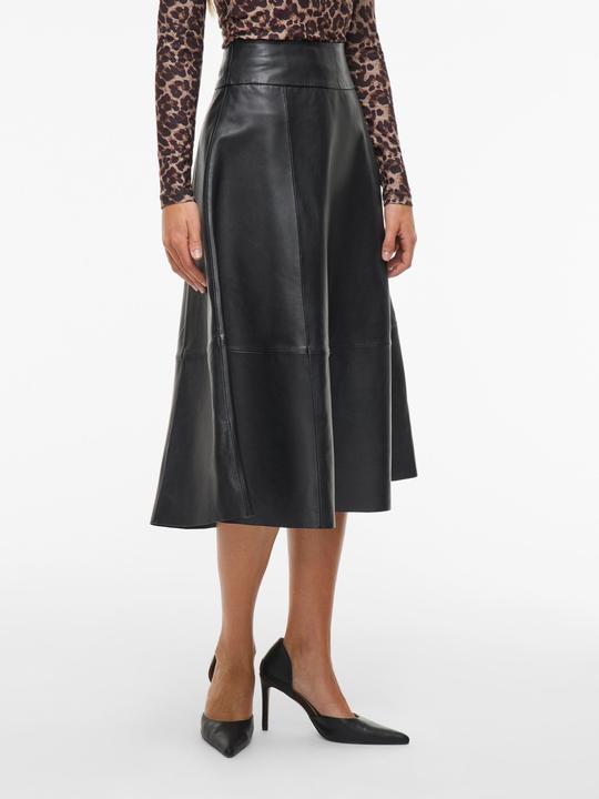 Image du produit Vila High Waist Ledermidirock (40)