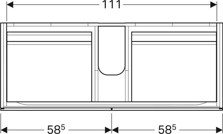Produktbild Geberit 500.518.00.1 (117.5 x 46.5 x 53 cm)