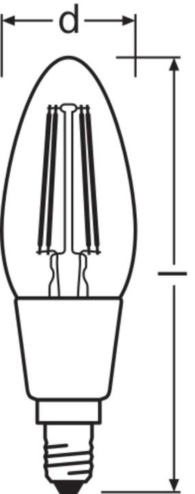 Actual product image Osram Superstar Classic B (E14, 40 W, 470 lm, 1 x, E)