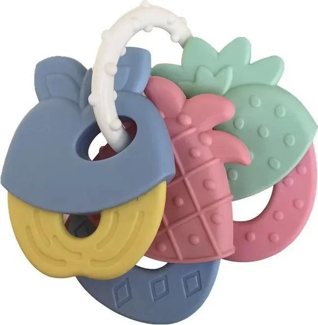 Image du produit Activity Board Dentition en silicone pour bébé choses nouveau-né mâche bébé dentition de qualité alimentaire lit