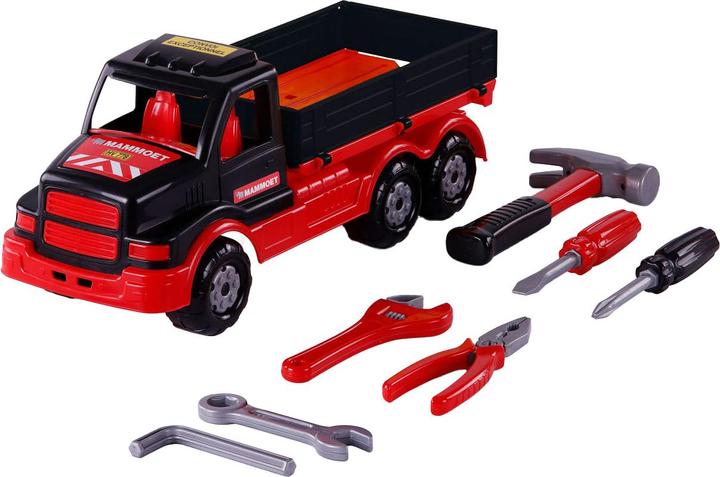 Produktbild Polesie Cavallino Mammoet Truck mit Werkzeug, 8-tlg.