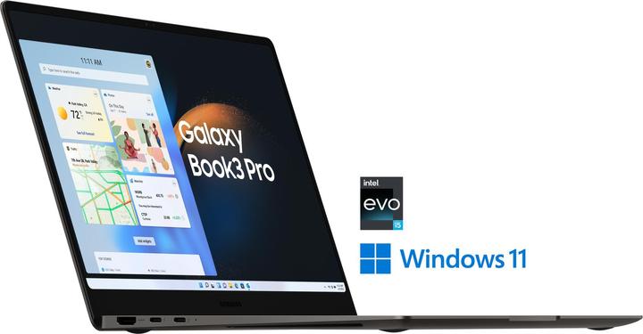 Actual product image Samsung Galaxy Book3 Pro (14", Intel Core i5-1340P, 8 GB, 512 GB, DE)