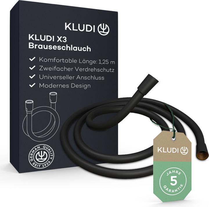 Actual product image Kludi X3 Shower hose (125 cm)