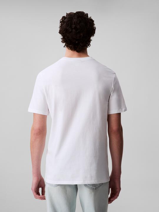 Actual product image Calvin Klein Jeans Ss Smooth Cttn Solid Vneck Tee (M)