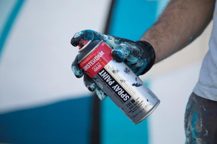 Actual product image Amsterdam Spray paint (Permanent green Dark, 400 ml)