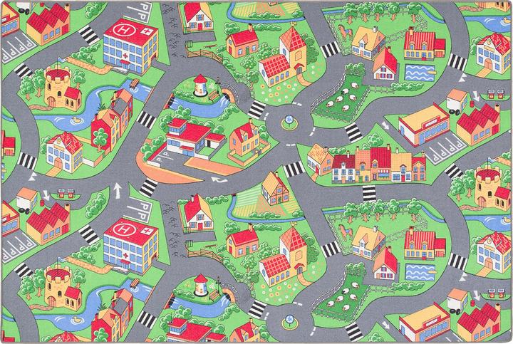 Actual product image Snapstyle Kids Play Carpet Little Village (200 x 200 cm)