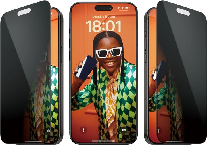 Immagine prodotto PanzerGlass Proteggi schermo privacy Ultra-Wide Fit (1 Pezzo/i, Apple iPhone 15 Pro Max)