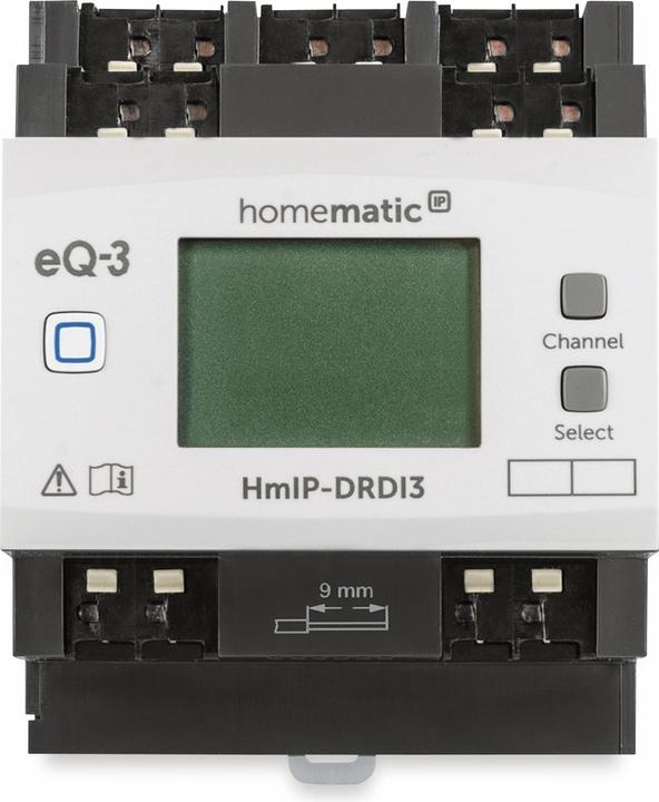 Actual product image Homematic IP Dimming actuator for DIN rail mounting 3-fold (Dimming actuator)