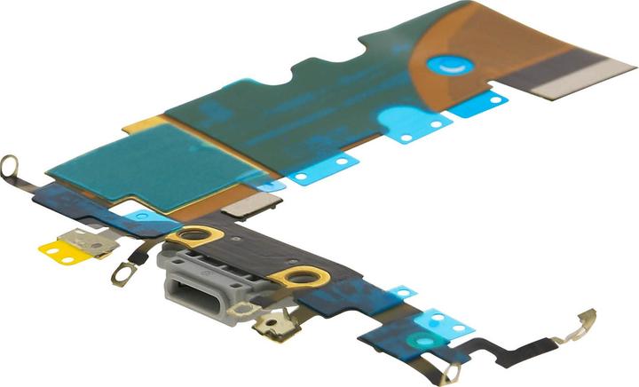 Image du produit - iPhone 8 Câble flexible avec connecteur de charge blanc (iPhone 8)