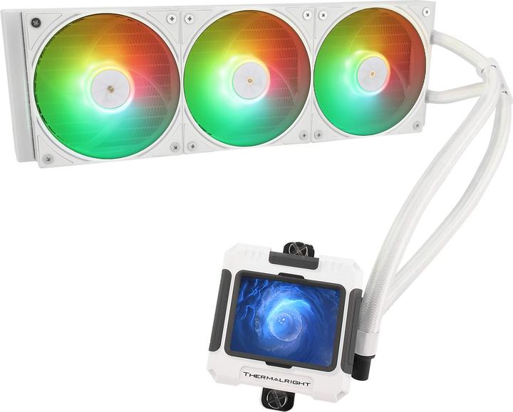 Image du produit Thermalright Frozen Warframe 360 White ARGB - AIO, 360mm, LCD