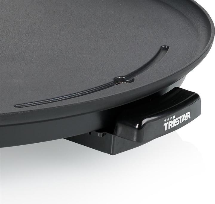 Produktbild Tristar Bakplaat Rond BP-2787 - Gourmet bakplaat - Cirkel Grill voor 4 personen - Met regelbare thermostaat (EU-Stecker)