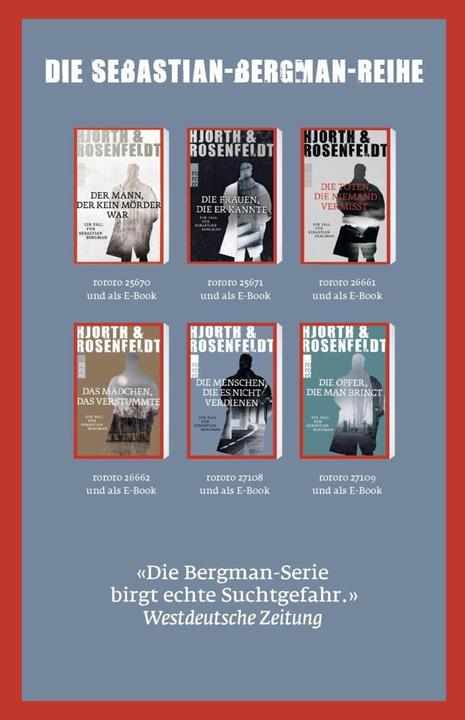 Produktbild Die Menschen, die es nicht verdienen (Deutsch, Michael Hjorth, Hans Rosenfeldt, 2016)