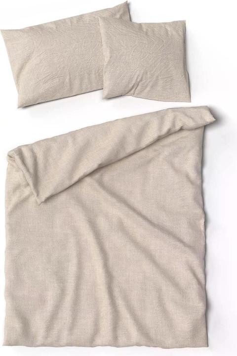 Actual product image Lotus Bettwaren Bed linen linen uni (Duvet cover, 160 x 210 cm)
