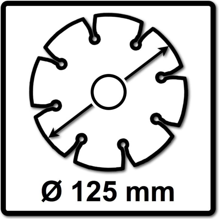 Actual product image Bosch Professional Zubehör PRO Multi Material diamond cutting disc, 125 x 22.23 mm