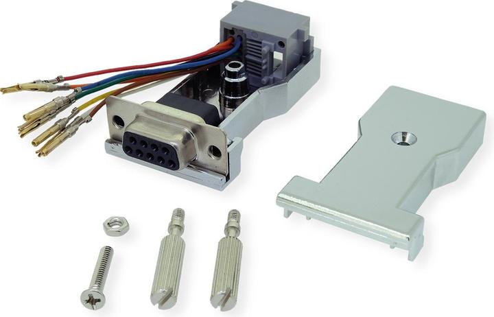 Produktbild Roline RS232 zu RJ45 Adapter (0.09 m)