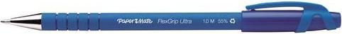 Actual product image Paper Mate Flexgrip Ultra Stick Ballpoint Pen Medium 12 pieces (Blue, 12 x)