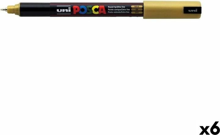 Immagine prodotto Uni-ball Osama Confezione 6 Poscapen (Oro, 0.70 mm, 6 x)