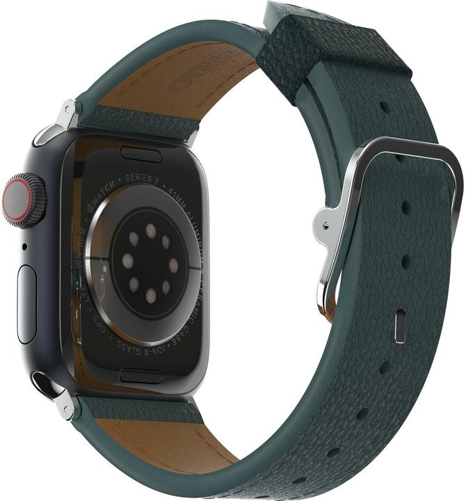 OtterBox Symmetry Cactus Leather Watch Band for Apple Watch 9/8/7 45mm (42 mm, 44 mm, 45 mm, Vegan Leather, Watch Series 3 42mm, Apple Watch Series 10)
