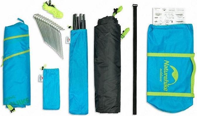 Produktbild Naturehike Namiot P-Series 3 UV NH18Z033-P-Forest Green (2.30 kg, 3 Personen)