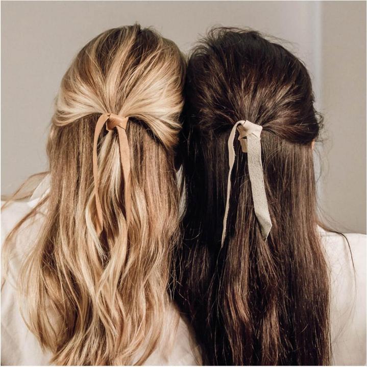 Immagine prodotto Corinne Mondo - Banda di pelle corta a uno strato Camel (Elastico per capelli)