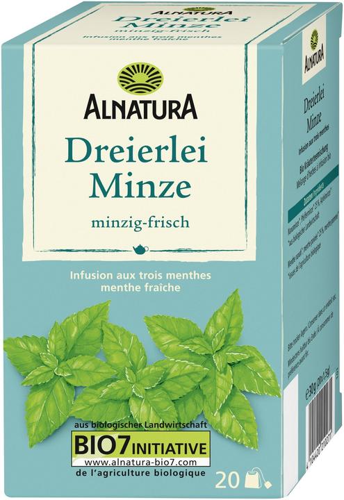 Image du produit Alnatura Thé biologique à la menthe tripartite 20ST 30g (30 g)