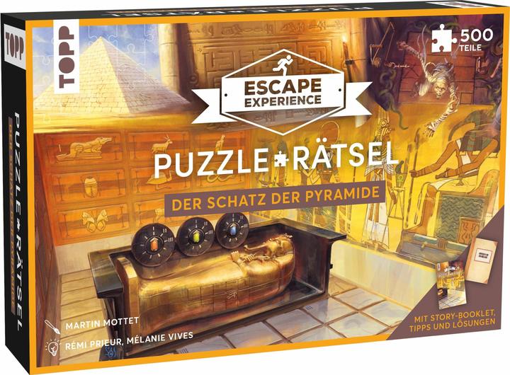 Produktbild Escape Experience – Puzzle-Rätsel – Der Schatz der Pyramide (500 Teile)