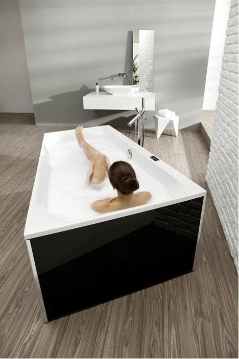 Actual product image Hoesch Trapezoid bathtub THASOS 1750x1100x490mm re white (280 l, 175 cm, 110 cm)