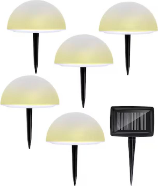 Produktbild Grundig Solar Bodenleuchte Ø15cm 5St.