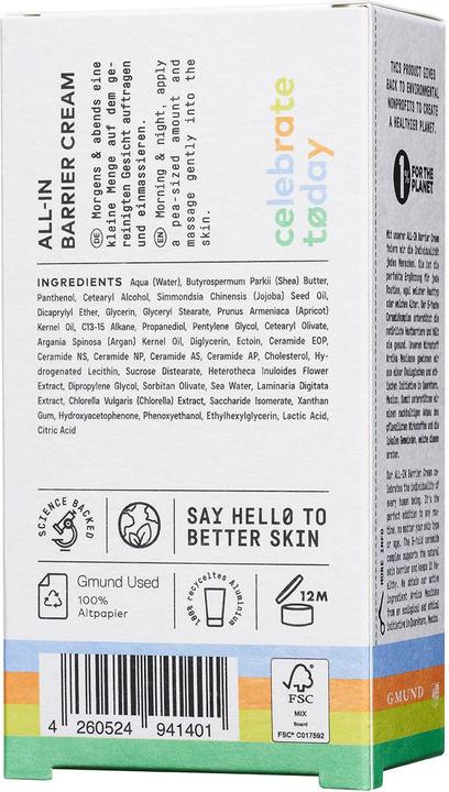 Actual product image Nø Cosmetics All-In Barrier Cream (50 ml, 24h cream)