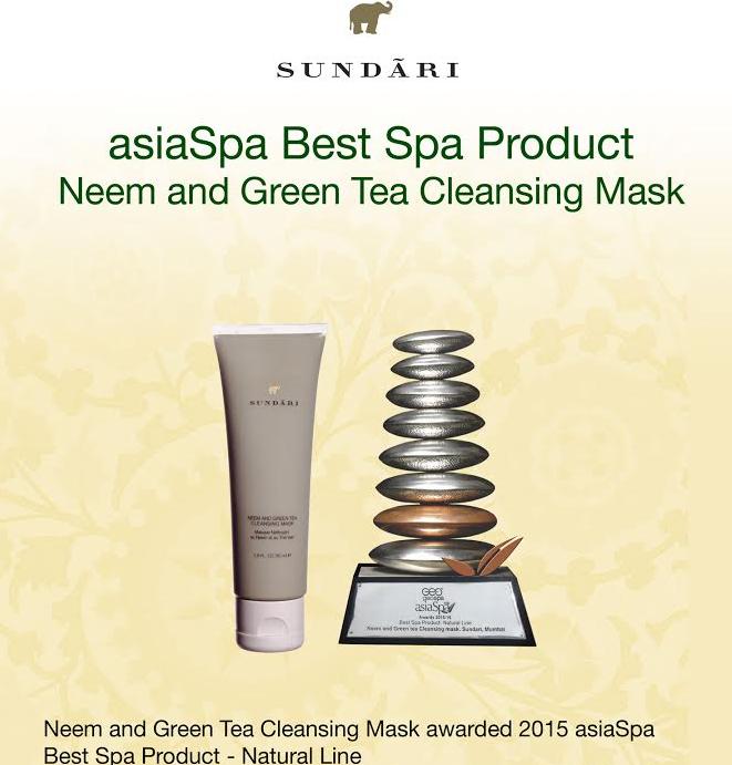 Produktbild Sundari Neem and Green Tea Cleansing Mask for All Skin Types (80 ml)