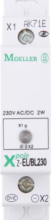 Produktbild Eaton Einzelleuchte, 230AC/DC, blau 103131