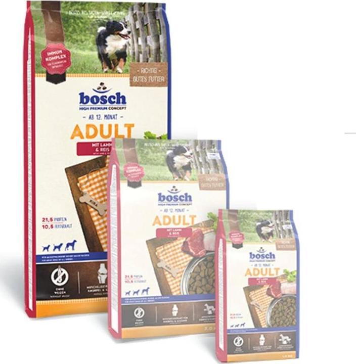 Image du produit Bosch Petfood Agneau et riz adultes (Adulte, 1 pcs, 15000 g)