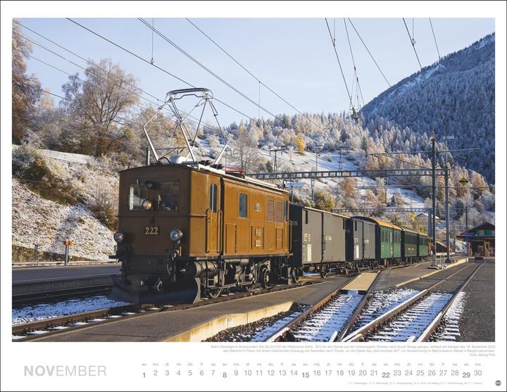 Produktbild Heye Eisenbahn-Romantik Posterkalender 2026 (44 x 34 cm, Harter Einband, Deutsch)
